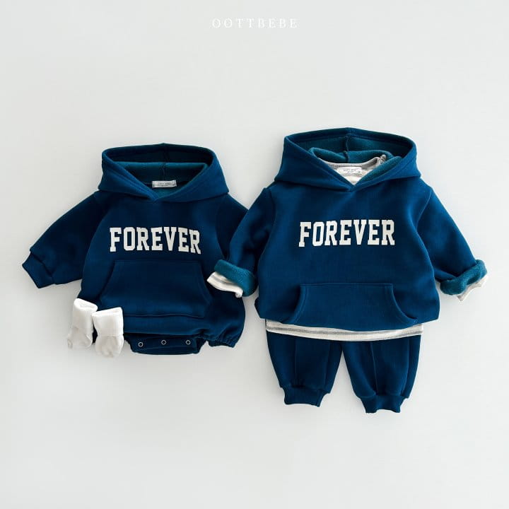 Oott Bebe - Korean Baby Fashion - #babywear - Forever Hoody Bodysuit - 11