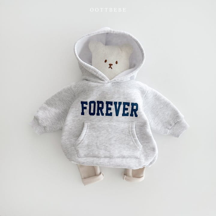 Oott Bebe - Korean Baby Fashion - #onlinebabyboutique - Forever Hoody Bodysuit - 12