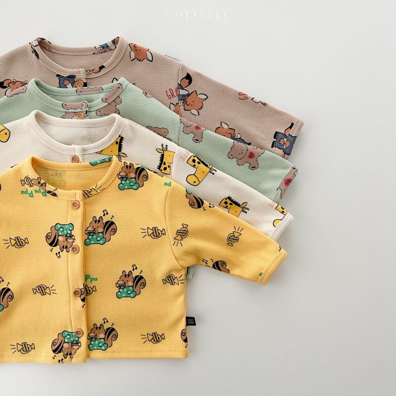 Oott Bebe - Korean Children Fashion - #childofig - Animal Top Bottom Set Homewear - 7