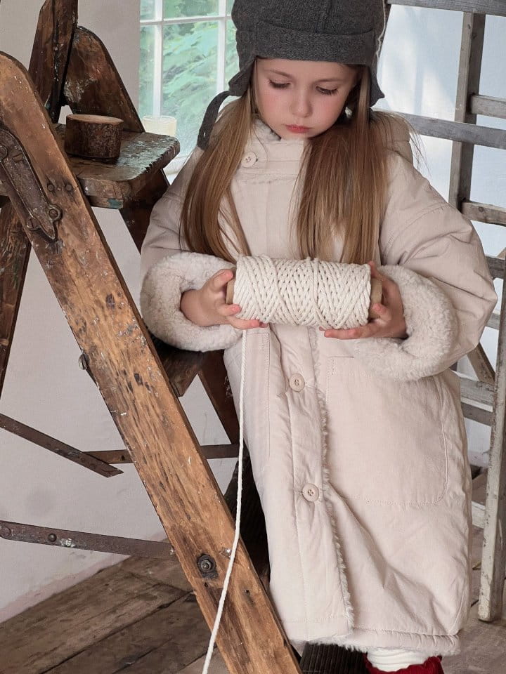 Otaly - Korean Children Fashion - #childrensboutique - 3687 Long Padding Coat - 7