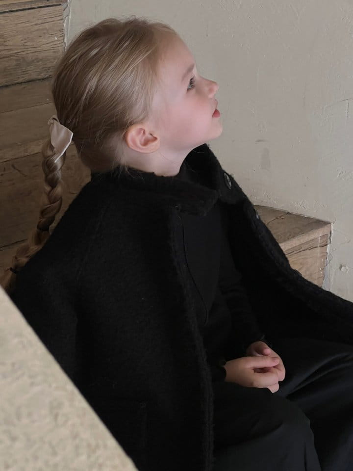 Otaly - Korean Children Fashion - #childrensboutique - 3681 Black Coat - 4