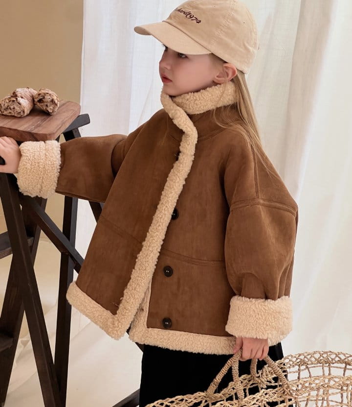 Otaly - Korean Children Fashion - #kidsshorts - 3686 Suede Jumper - 10