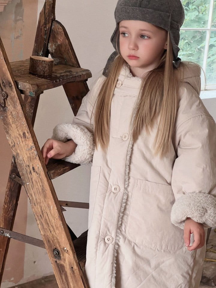 Otaly - Korean Children Fashion - #minifashionista - 3687 Long Padding Coat