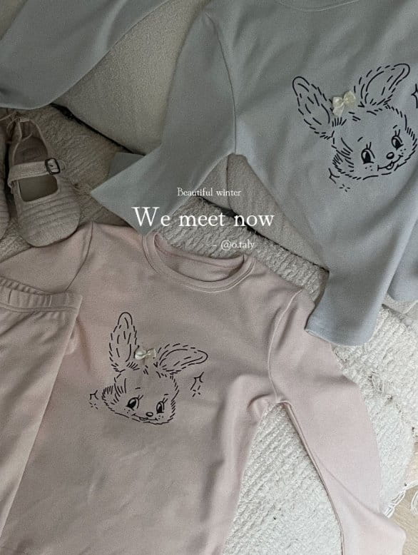 Otaly - Korean Children Fashion - #minifashionista - 3696 Libani Bunny Set - 2