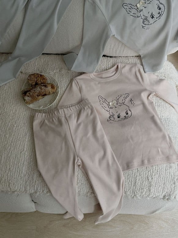 Otaly - Korean Children Fashion - #prettylittlegirls - 3696 Libani Bunny Set - 3