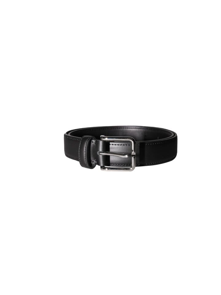 Paper Moon - Korean Women Fashion - #momslook - classic buckle leather belt - 2