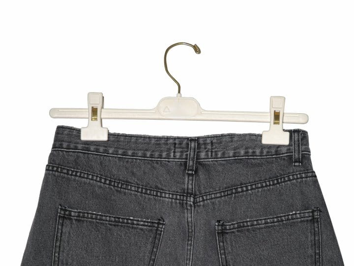 Paper Moon - Korean Women Fashion - #womensfashion - unbalanced wrap detail denim mini skirt - 11