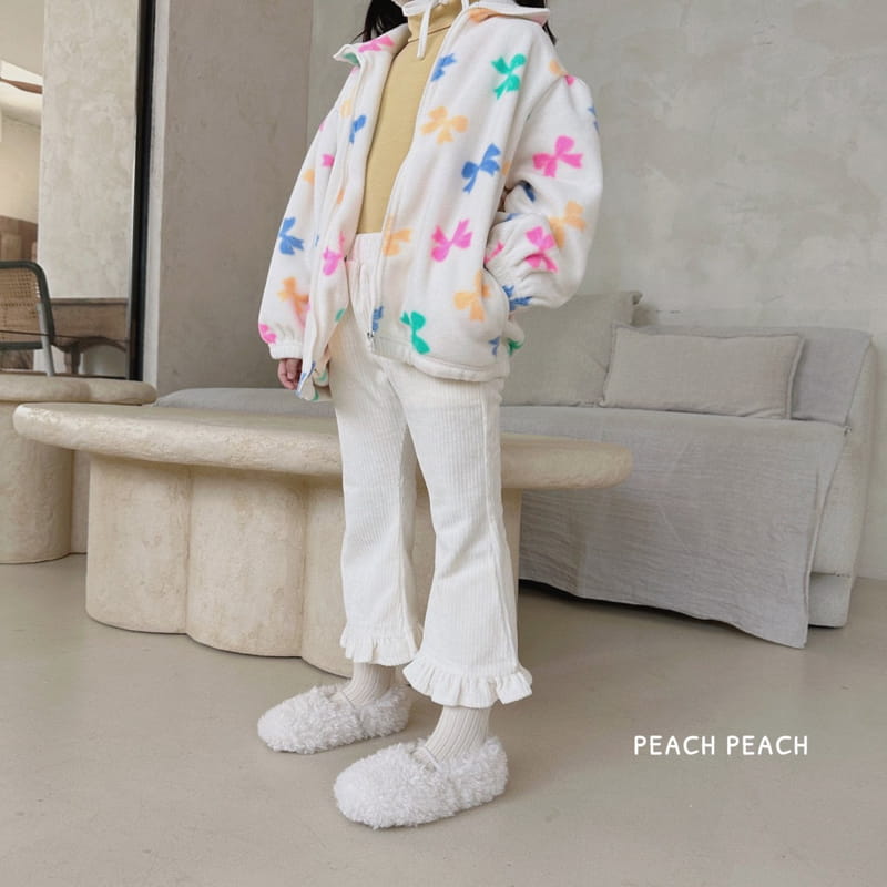 Peach Peach - Korean Children Fashion - #childofig - Ribbon ZIP-up - 8