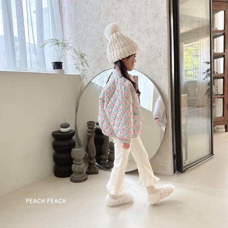 Peach Peach - Korean Children Fashion - #childrensboutique - Loma Flower Jumper - 10