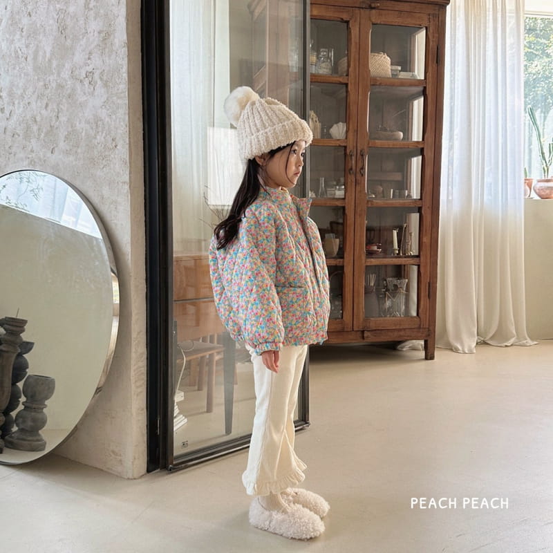 Peach Peach - Korean Children Fashion - #designkidswear - Loma Flower Jumper - 11