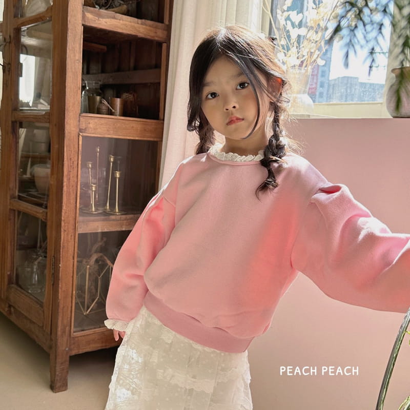 Peach Peach - Korean Children Fashion - #designkidswear - Petit Sweatshirt - 7