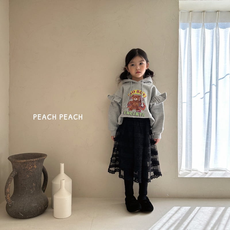 Peach Peach - Korean Children Fashion - #designkidswear - Jane Lace Skirt Leggings - 5