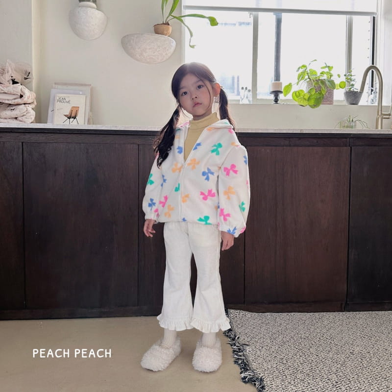 Peach Peach - Korean Children Fashion - #discoveringself - Ribbon ZIP-up - 11