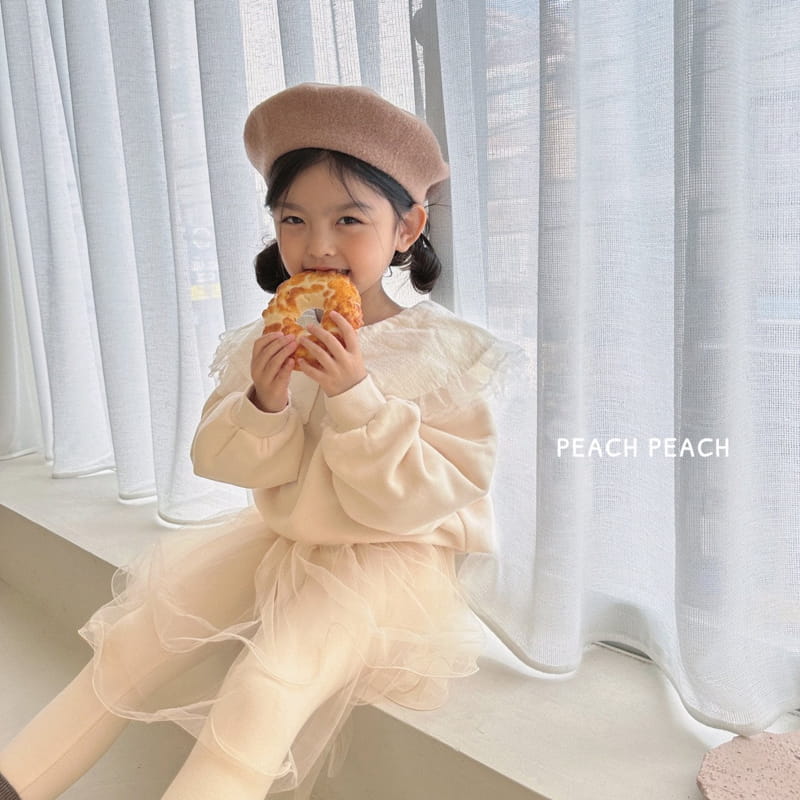 Peach Peach - Korean Children Fashion - #discoveringself - Dona Sweatshirt - 5