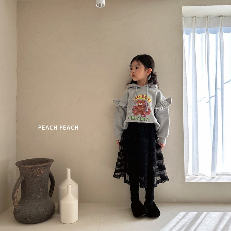 Peach Peach - Korean Children Fashion - #fashionkids - Jane Lace Skirt Leggings - 7