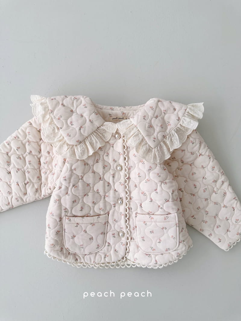 Peach Peach - Korean Children Fashion - #kidsshorts - Versailles Jacket