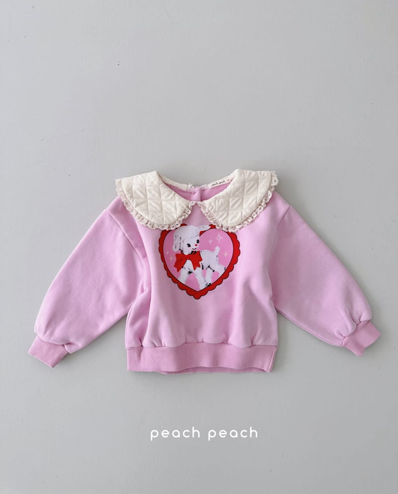 Peach Peach - Korean Children Fashion - #kidsshorts - Gift Sweatshirt - 5