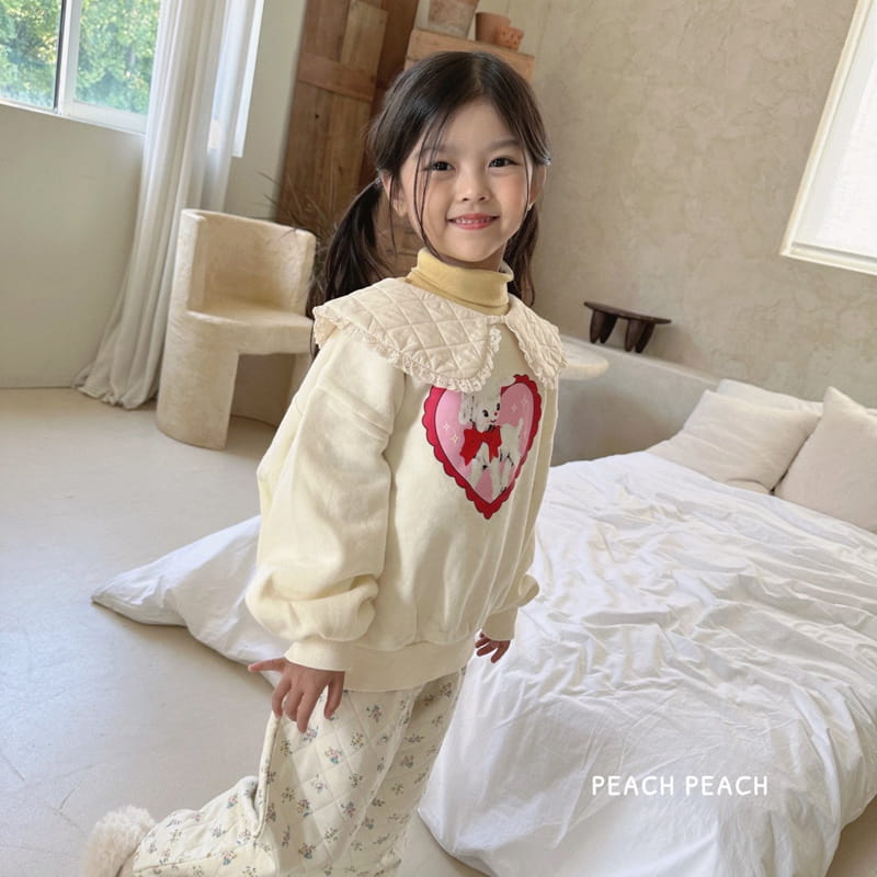 Peach Peach - Korean Children Fashion - #littlefashionista - Gift Sweatshirt - 9