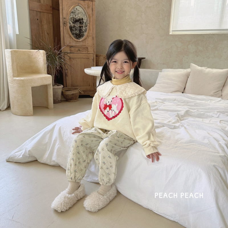 Peach Peach - Korean Children Fashion - #minifashionista - Gift Sweatshirt - 11