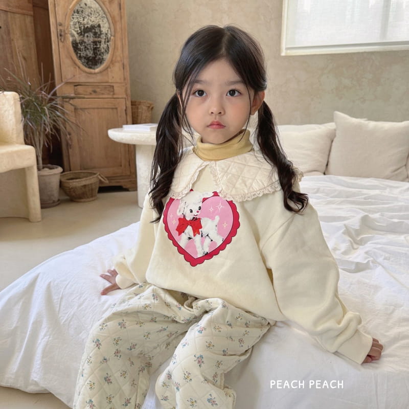 Peach Peach - Korean Children Fashion - #prettylittlegirls - Gift Sweatshirt - 12