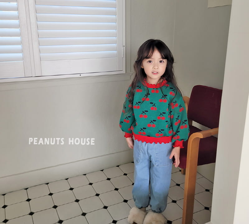 Peanuts - Korean Children Fashion - #Kfashion4kids - Cherry Knit Tee - 11