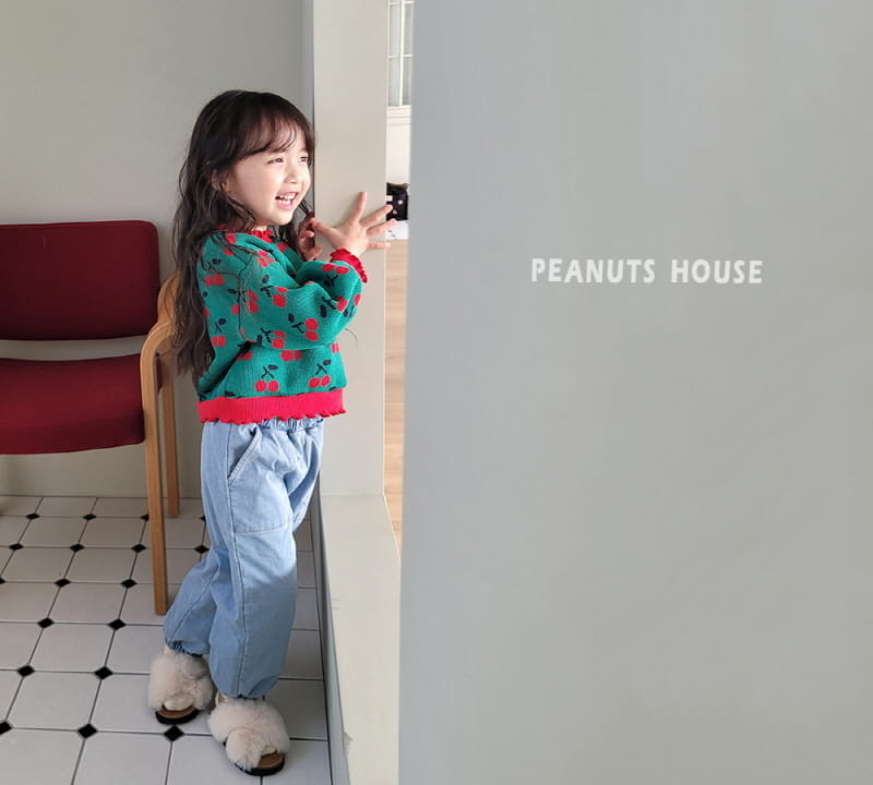 Peanuts - Korean Children Fashion - #childofig - Cherry Knit Tee - 3