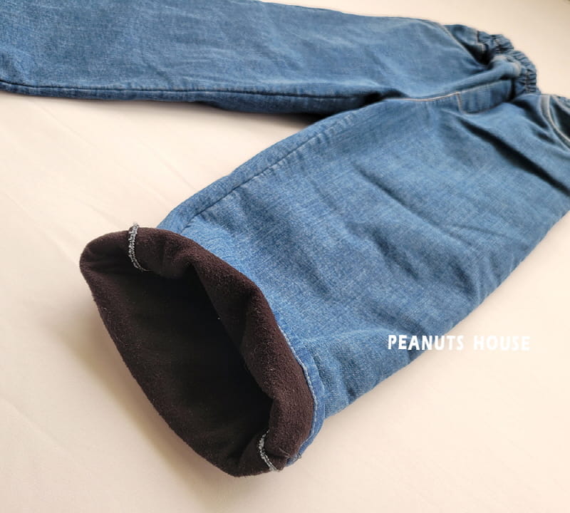 Peanuts - Korean Children Fashion - #childrensboutique - Denim Bonding Pants - 8