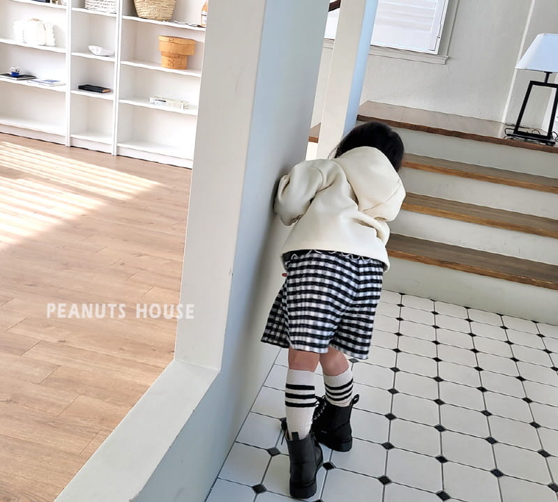 Peanuts - Korean Children Fashion - #discoveringself - Check Wrap Shorts - 11