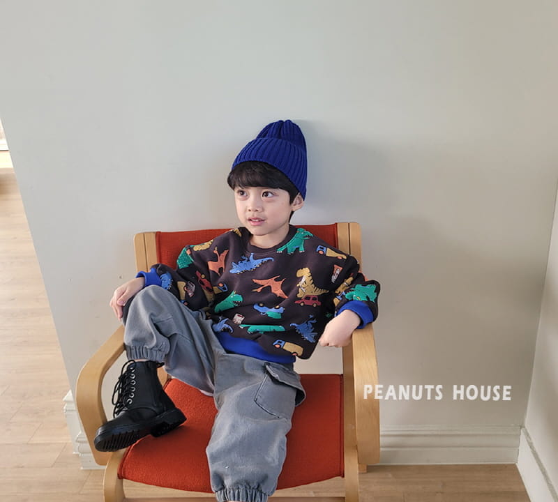 Peanuts - Korean Children Fashion - #discoveringself - Black Denim Cargo Pants - 9