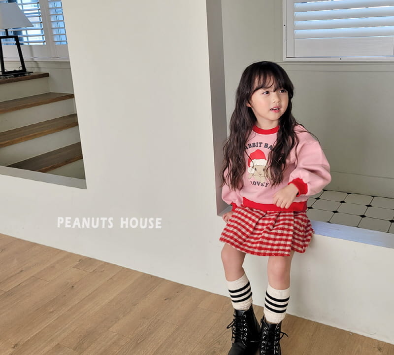 Peanuts - Korean Children Fashion - #kidsshorts - Rabbit Santa Tee - 9