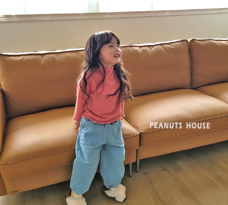 Peanuts - Korean Children Fashion - #kidsstore - Denim Bonding Pants - 11