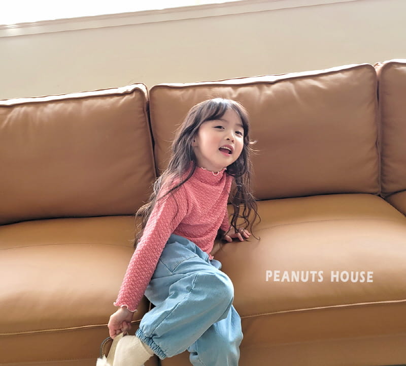 Peanuts - Korean Children Fashion - #kidzfashiontrend - Denim Bonding Pants - 12