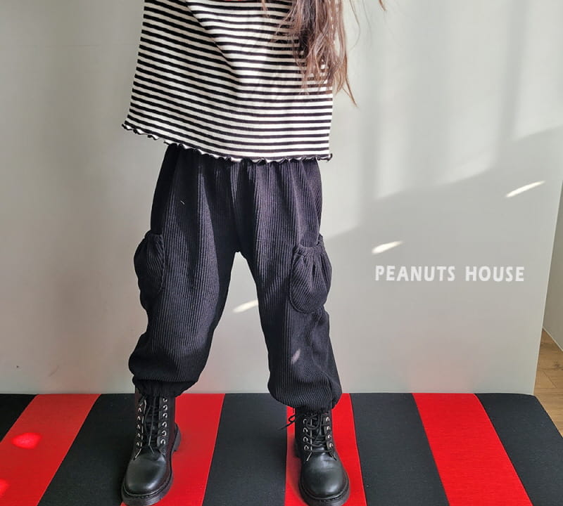 Peanuts - Korean Children Fashion - #littlefashionista - Rib Pants - 2