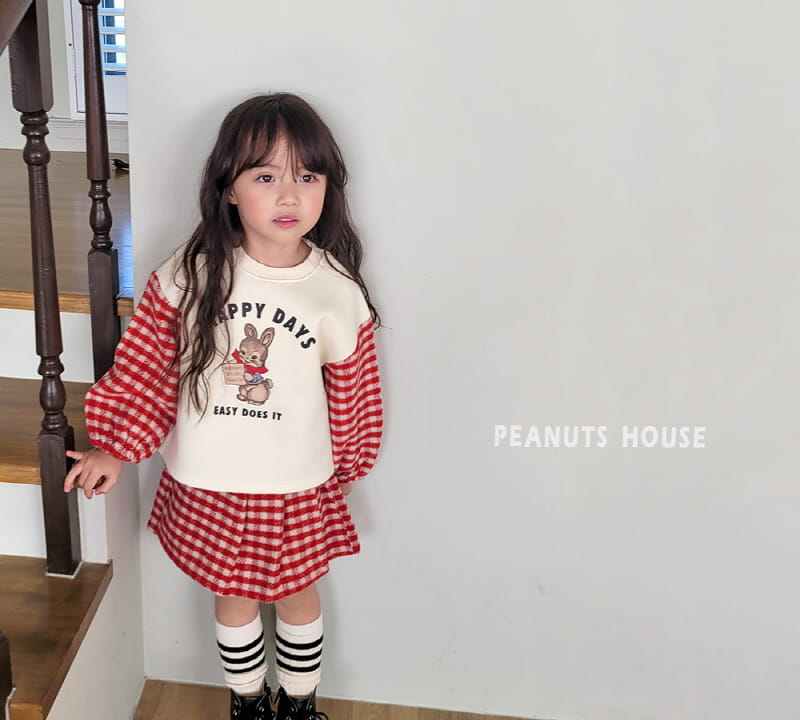 Peanuts - Korean Children Fashion - #littlefashionista - Check Wrap Shorts