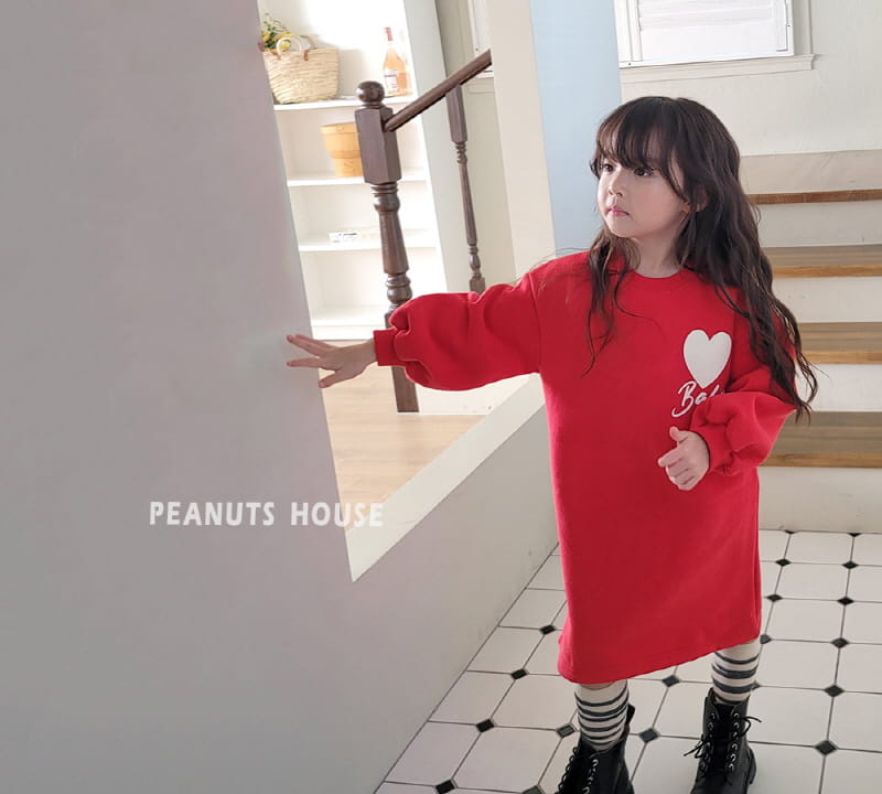 Peanuts - Korean Children Fashion - #magicofchildhood - Heart One-piece - 11