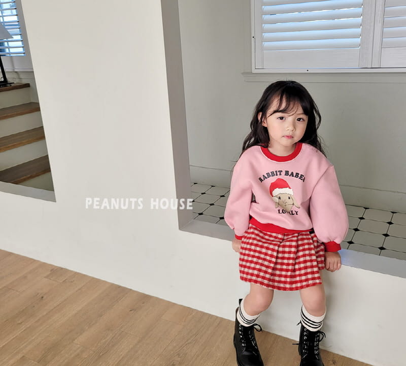 Peanuts - Korean Children Fashion - #minifashionista - Rabbit Santa Tee