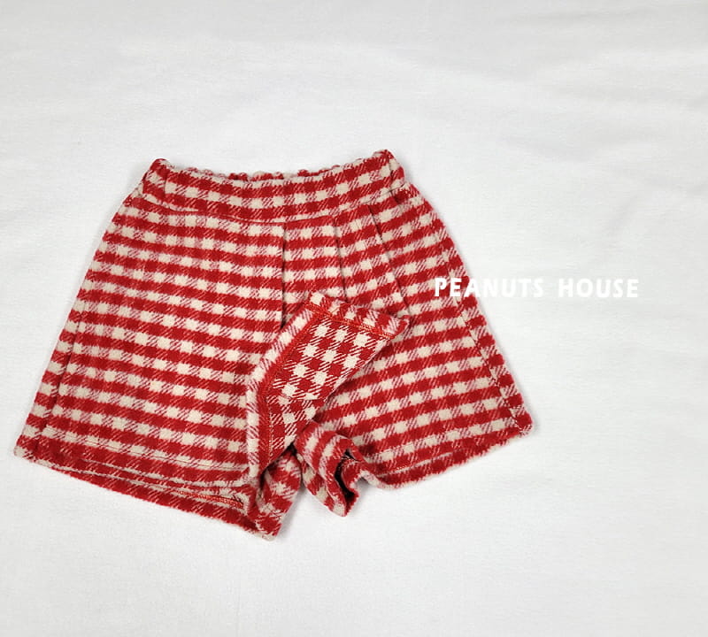 Peanuts - Korean Children Fashion - #stylishchildhood - Check Wrap Shorts - 7