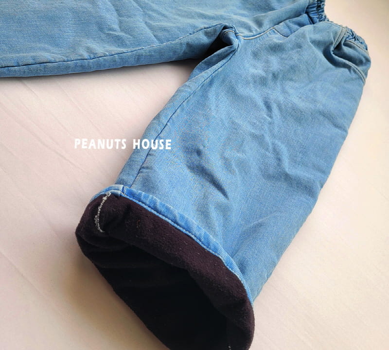 Peanuts - Korean Children Fashion - #stylishchildhood - Denim Bonding Pants - 6