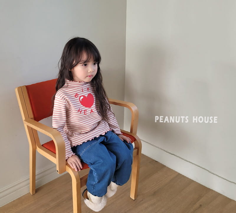 Peanuts - Korean Children Fashion - #toddlerclothing - Denim Bonding Pants - 4