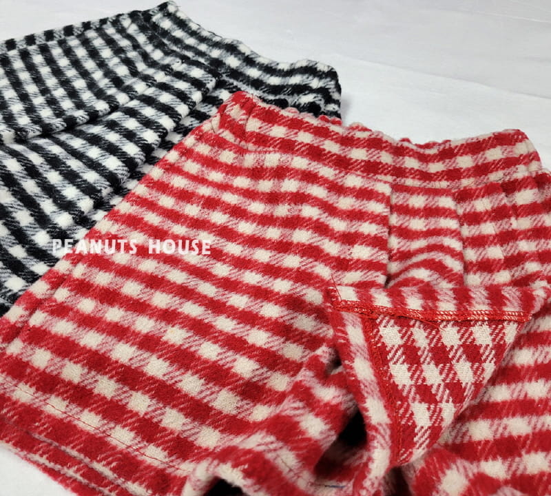 Peanuts - Korean Children Fashion - #todddlerfashion - Check Wrap Shorts - 5