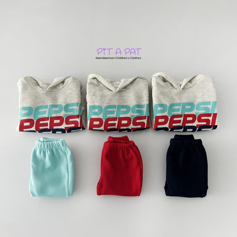 Pitapat - Korean Children Fashion - #childofig - Pepsi Top Bottom Set - 2