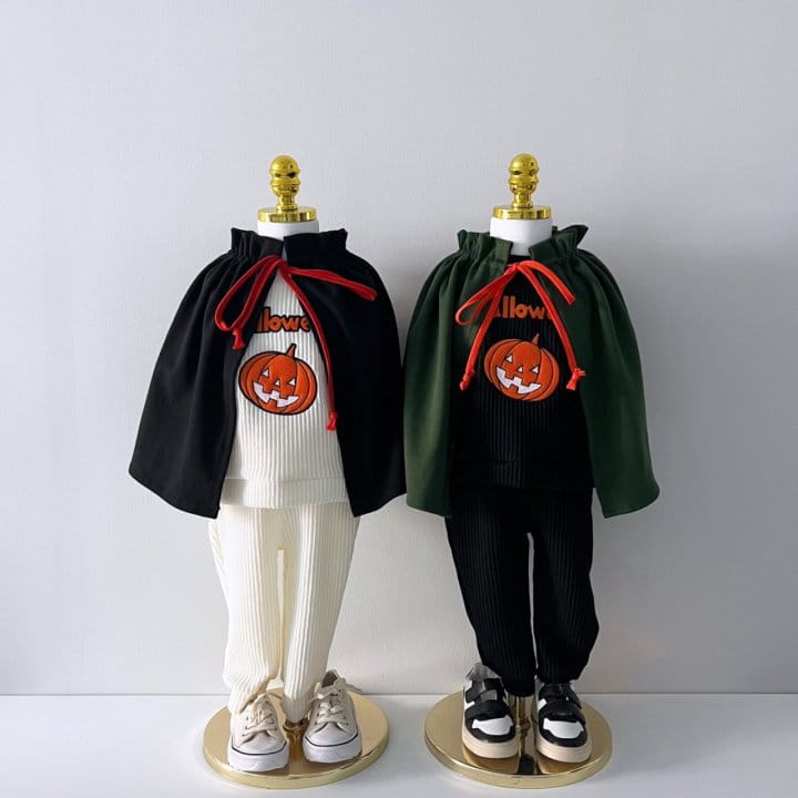 Pitapat - Korean Children Fashion - #discoveringself - Pumpkin Top Bottom Set