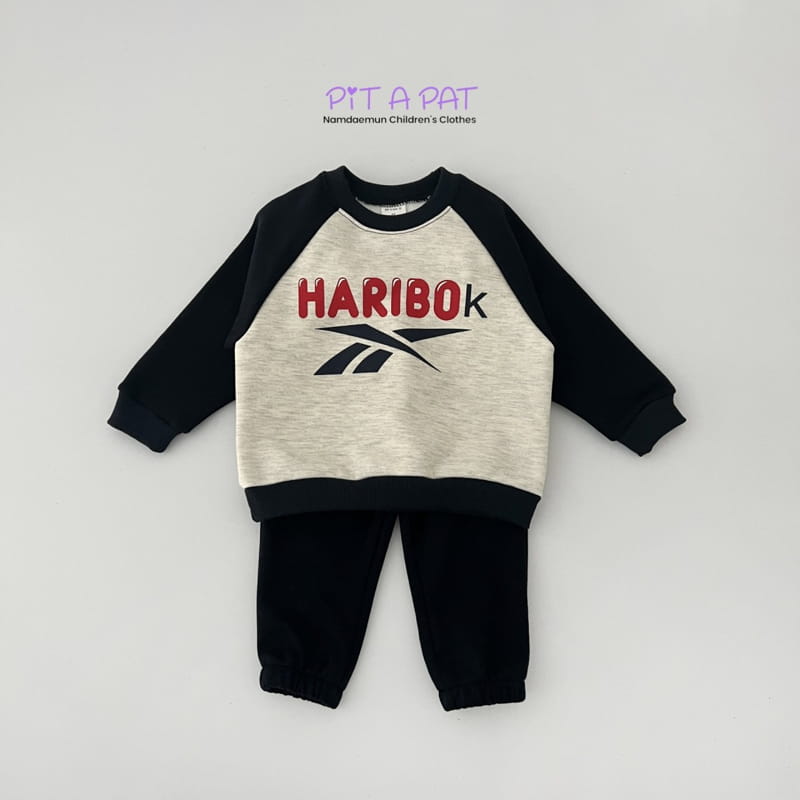 Pitapat - Korean Children Fashion - #discoveringself - Jari Raglan Top Bottom Set - 6