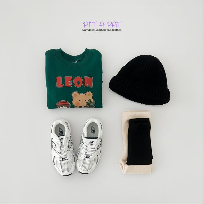 Pitapat - Korean Children Fashion - #kidzfashiontrend - Bear Leon Leggings Top Bottom Set - 7