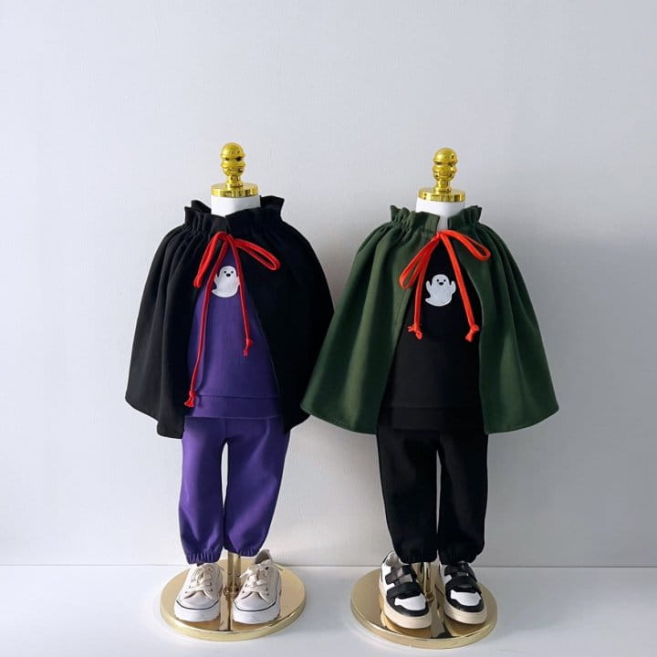 Pitapat - Korean Children Fashion - #magicofchildhood - Kid Ghost Top Bottom Set - 11