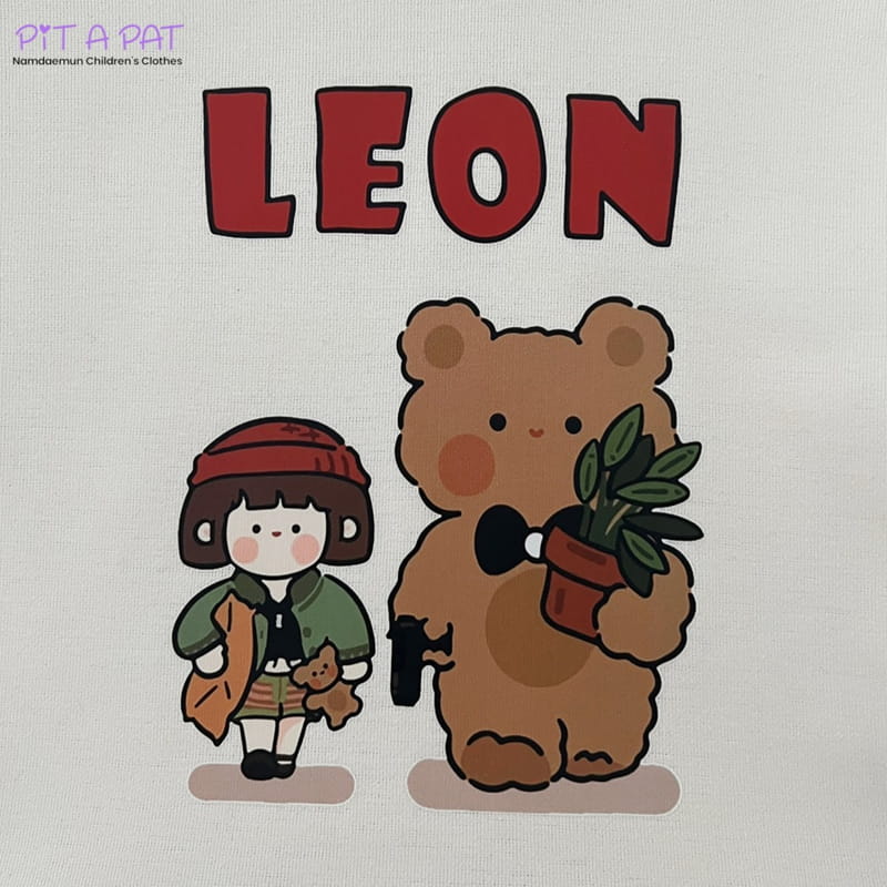 Pitapat - Korean Children Fashion - #magicofchildhood - Bear Leon Leggings Top Bottom Set - 10