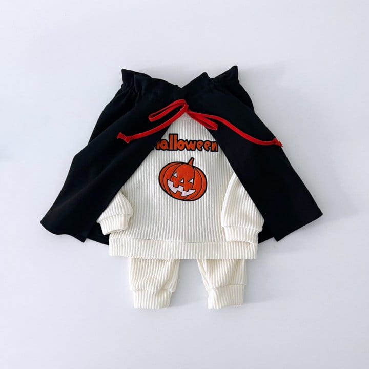 Pitapat - Korean Children Fashion - #minifashionista - Pumpkin Top Bottom Set - 9