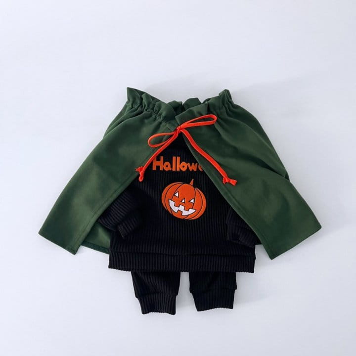 Pitapat - Korean Children Fashion - #prettylittlegirls - Pumpkin Top Bottom Set - 10