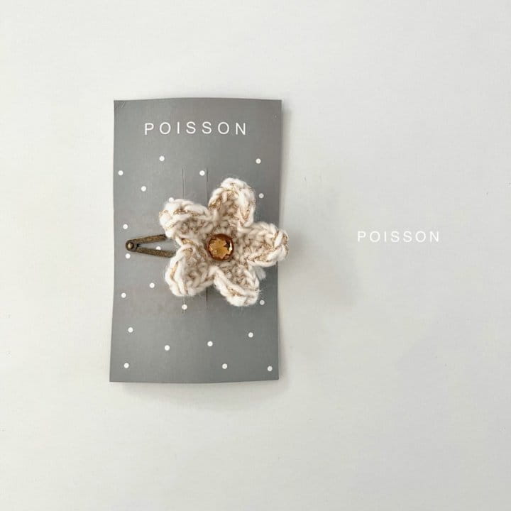 Poisson - Korean Baby Fashion - #onlinebabyboutique - Hand Made Flower Hairpin - 2