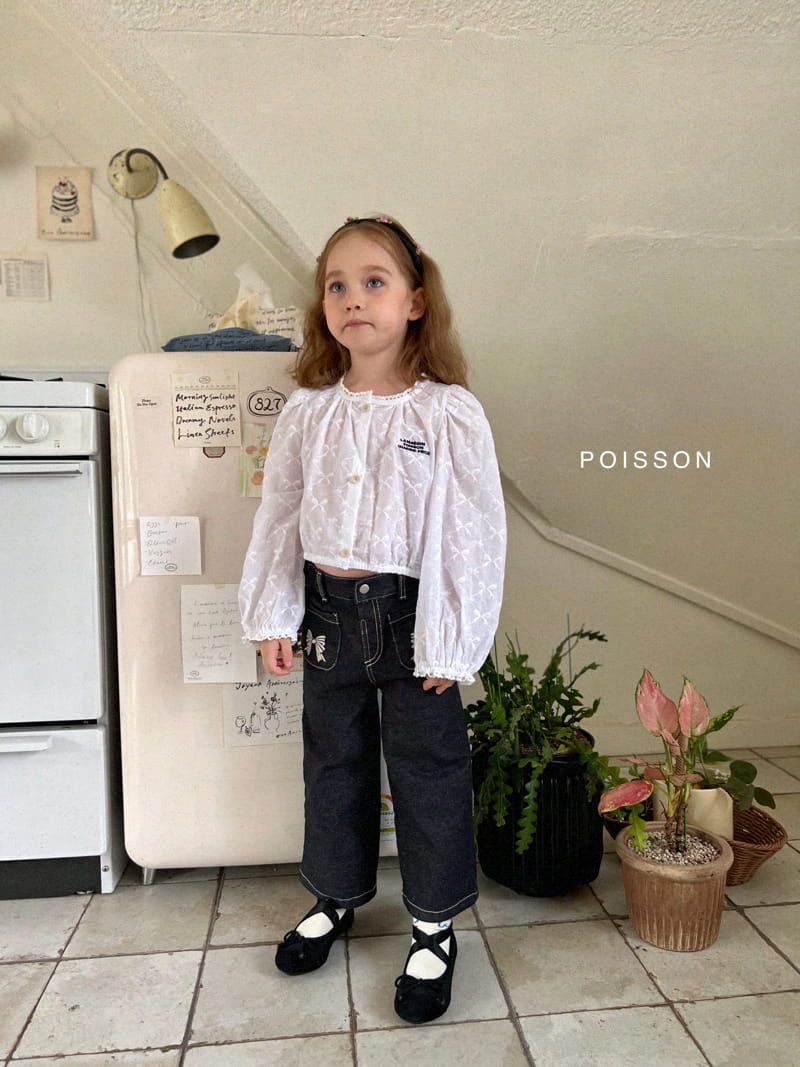 Poisson - Korean Children Fashion - #kidsstore - Crop Blouse - 3